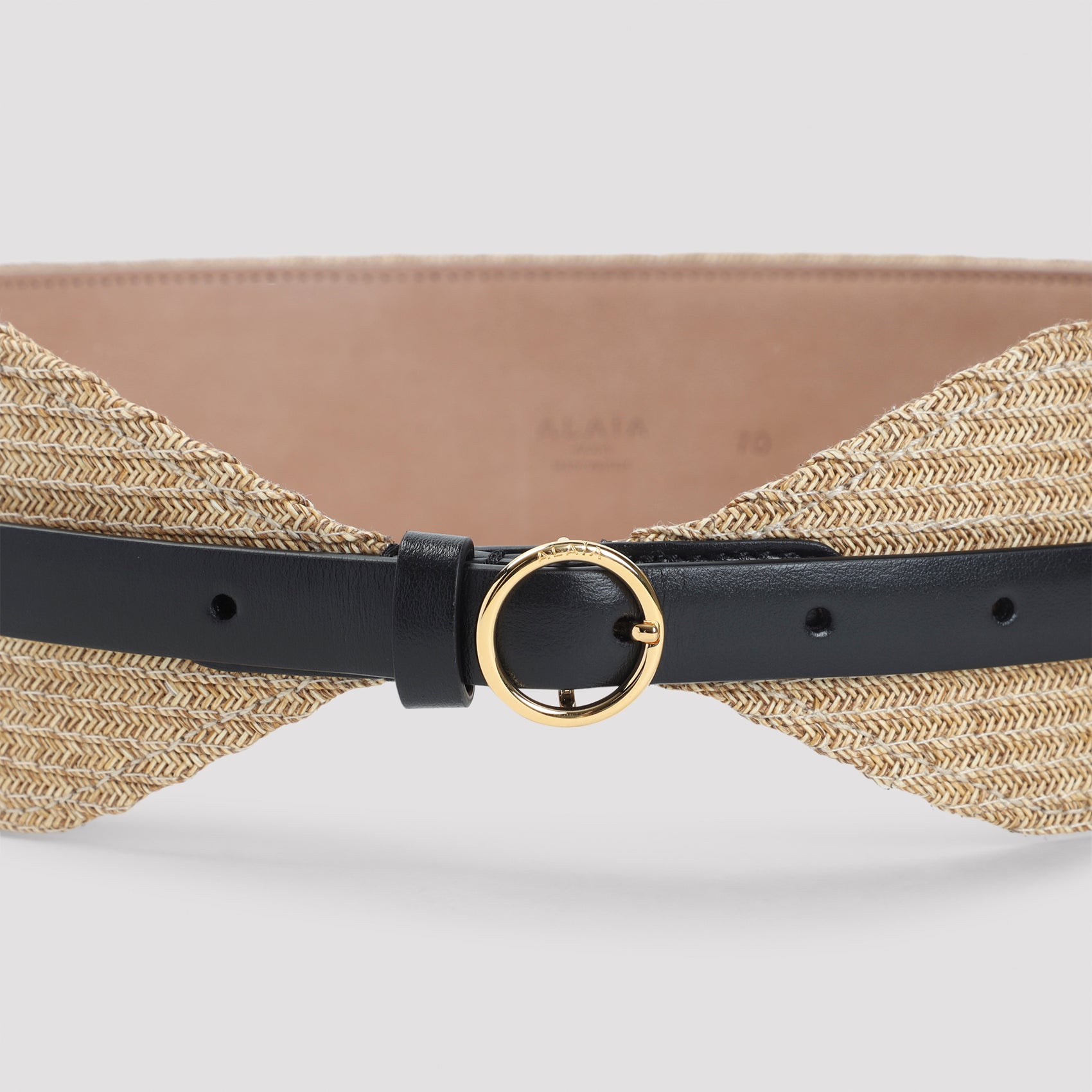 ALAIA Large Paper Straw Belt