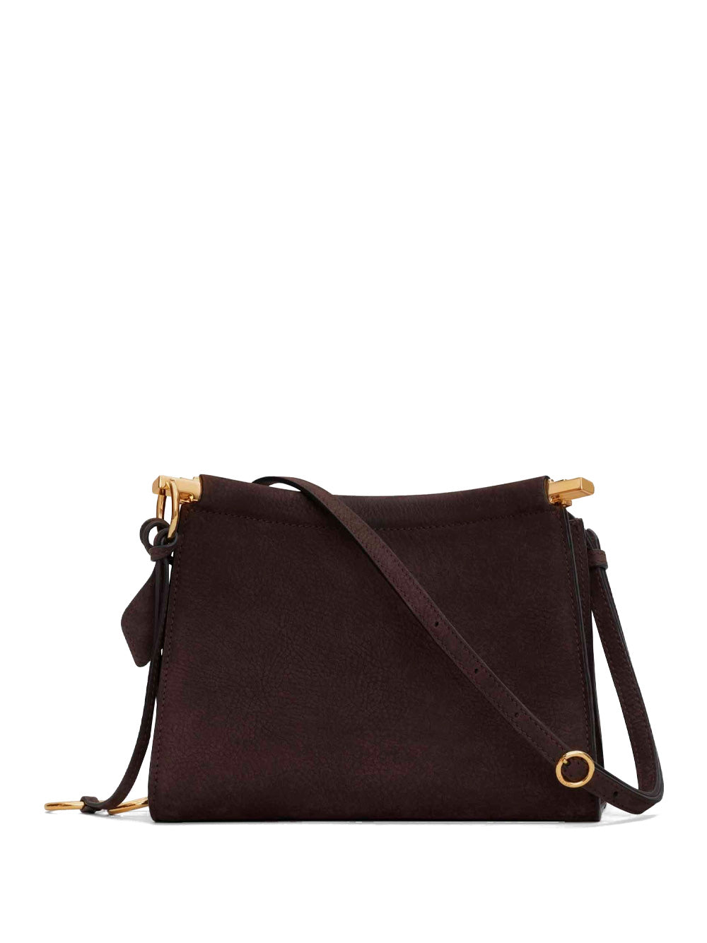 ALAIA Mini Shoulder Square Suede Handbag