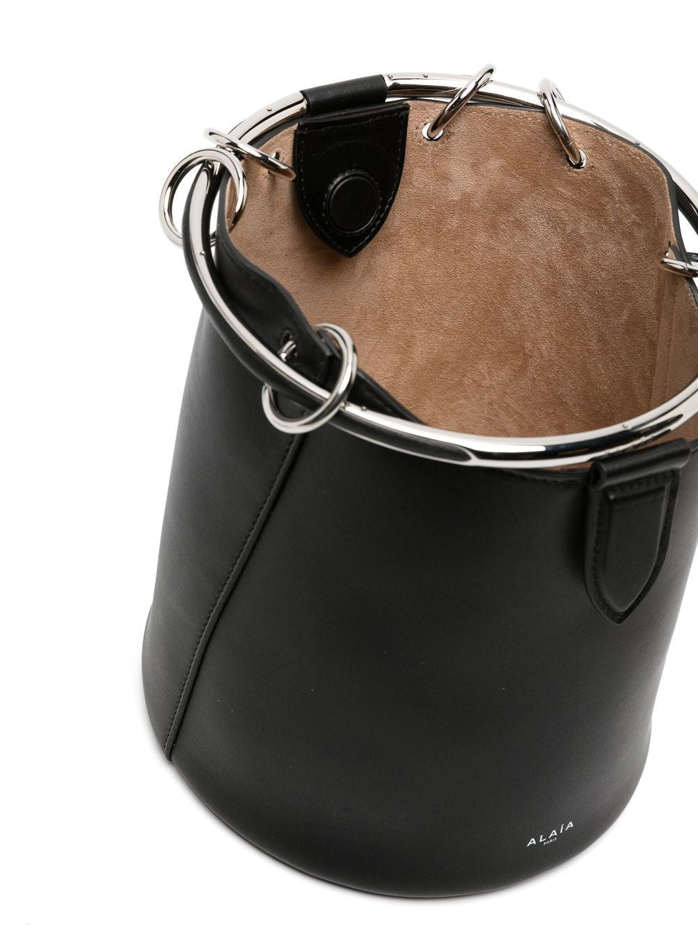 ALAIA Medium Ring Bucket Handbag