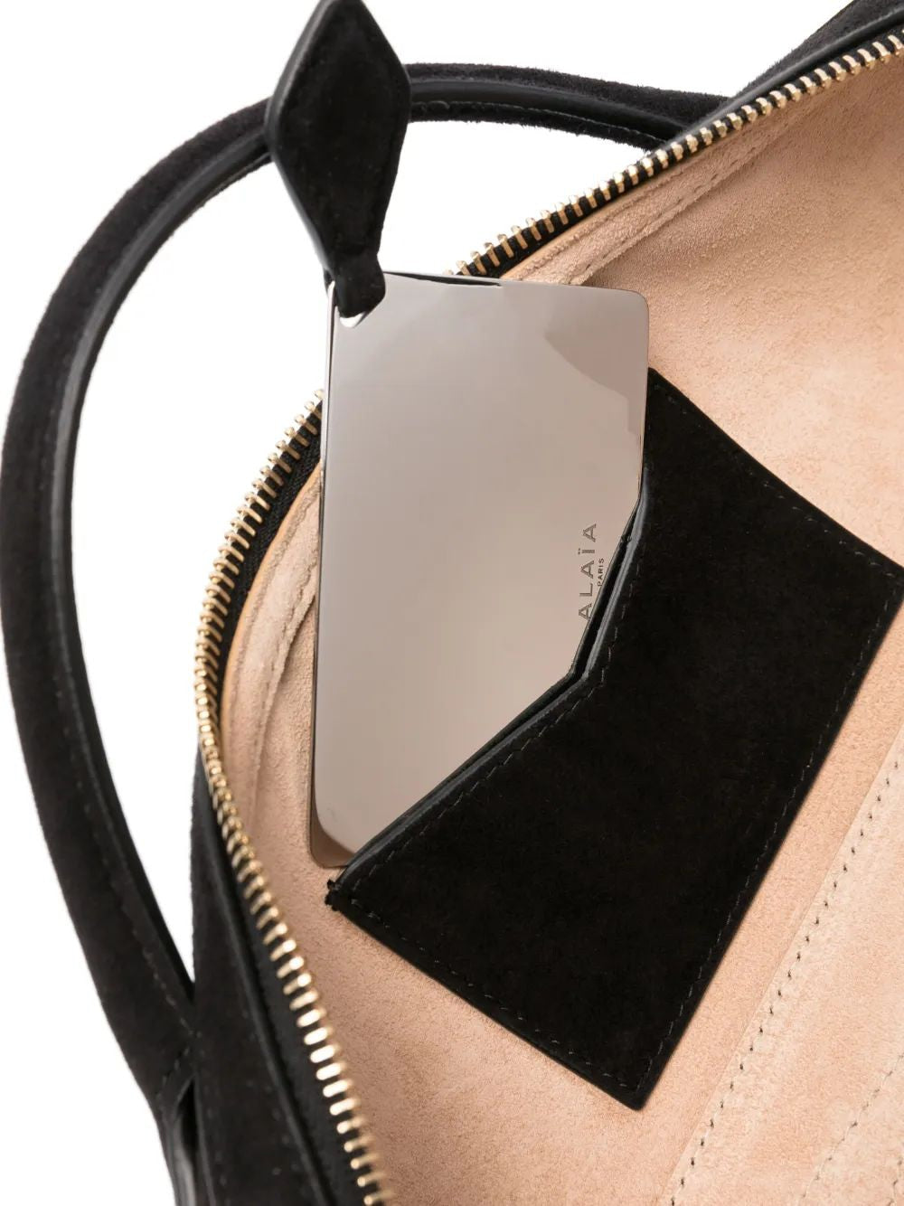 ALAIA Teckel Suede Clutch Bag - 31cm x 10cm x 7cm