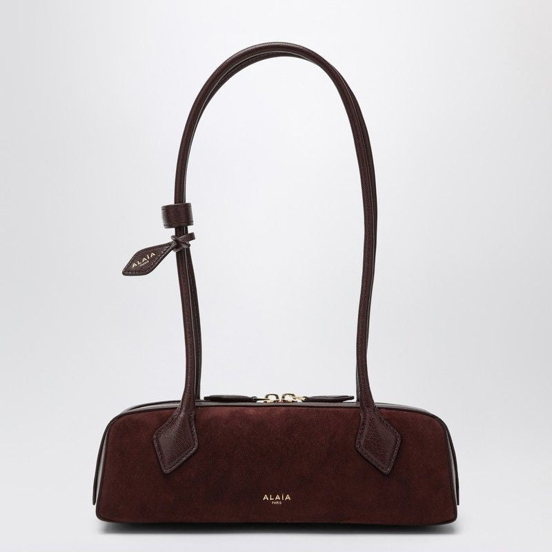 ALAIA Mini Elegant Bi-Material Handbag