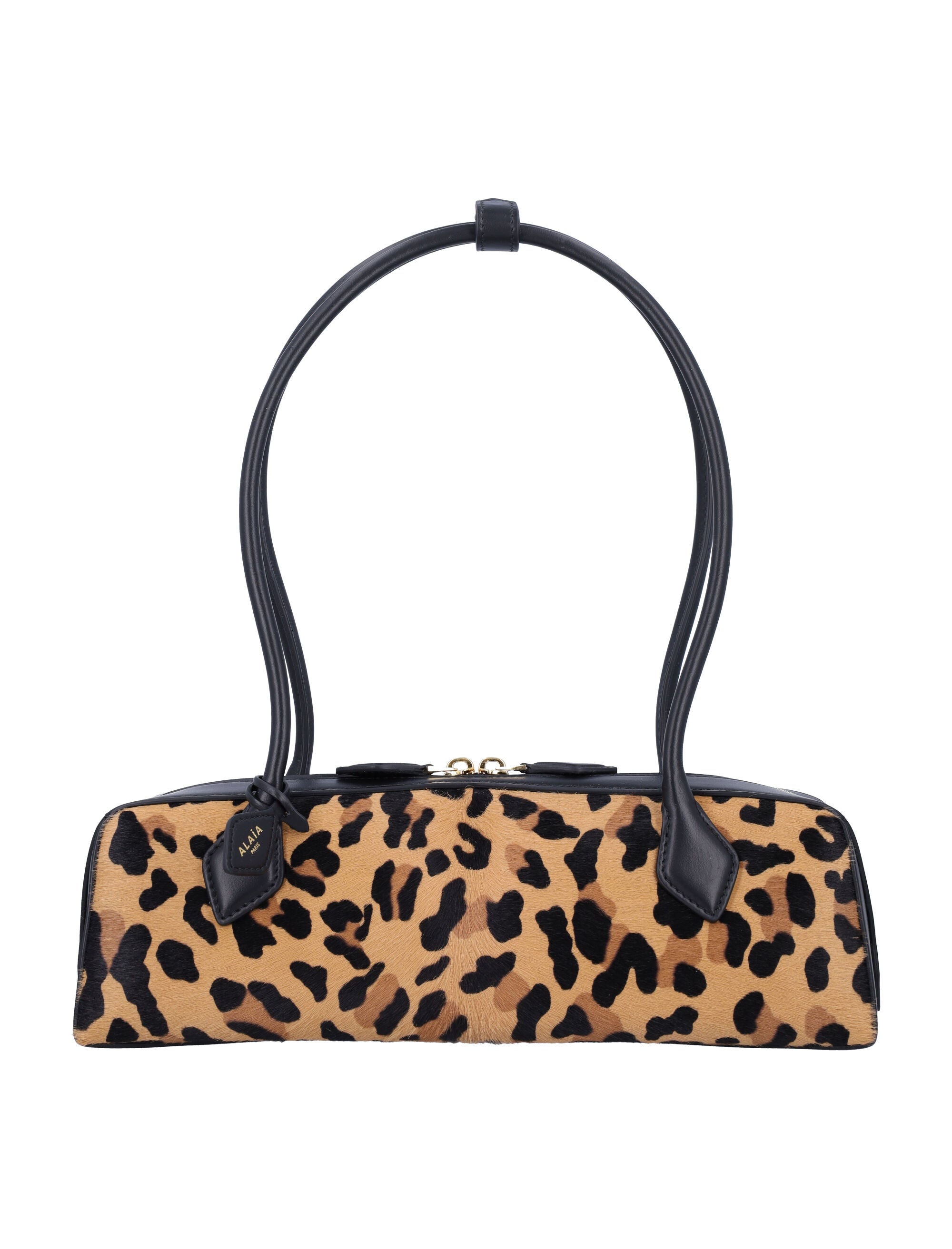 ALAIA Medium Leopard Print Handbag