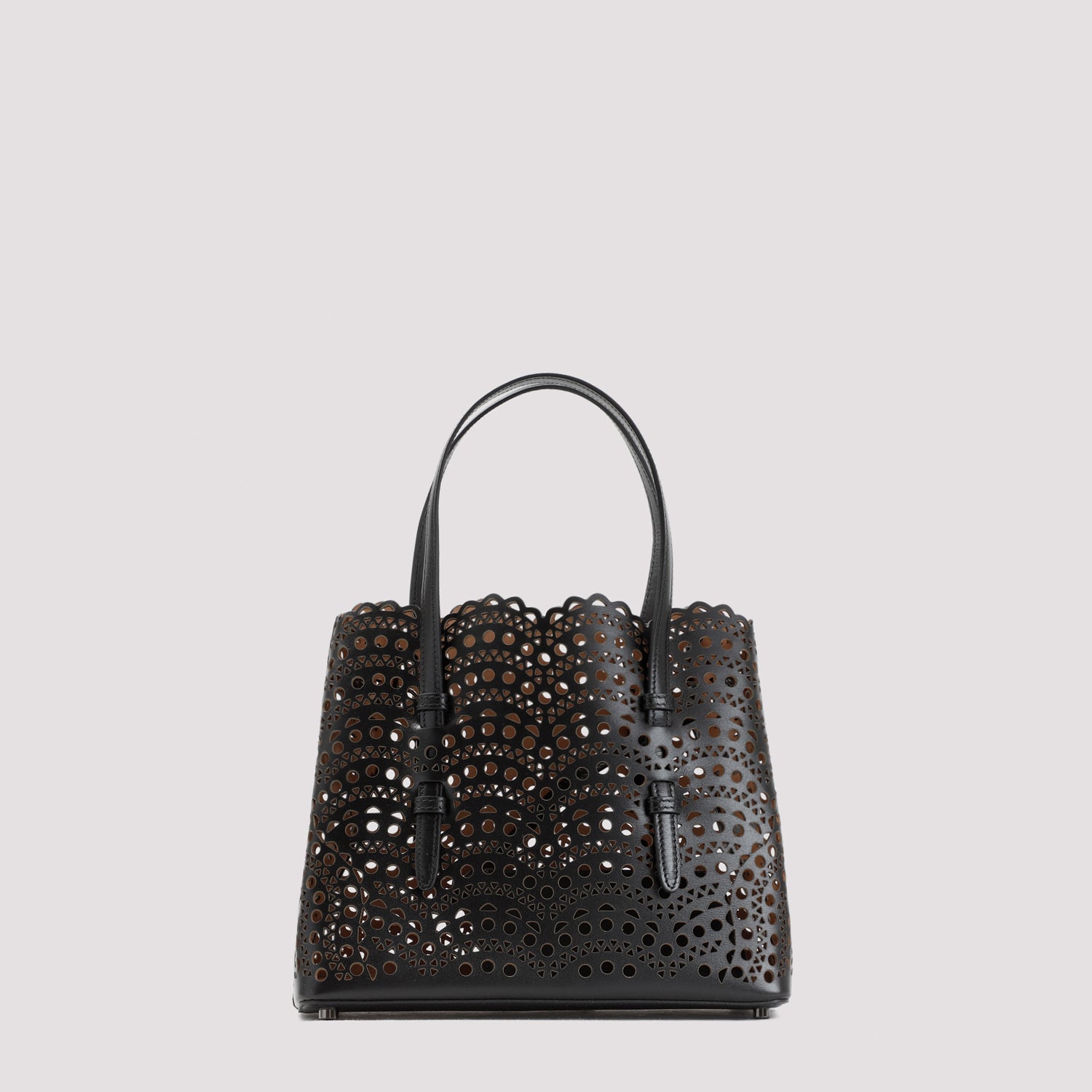 ALAIA Mina Mini Handbag in Vienne Wave Calfskin