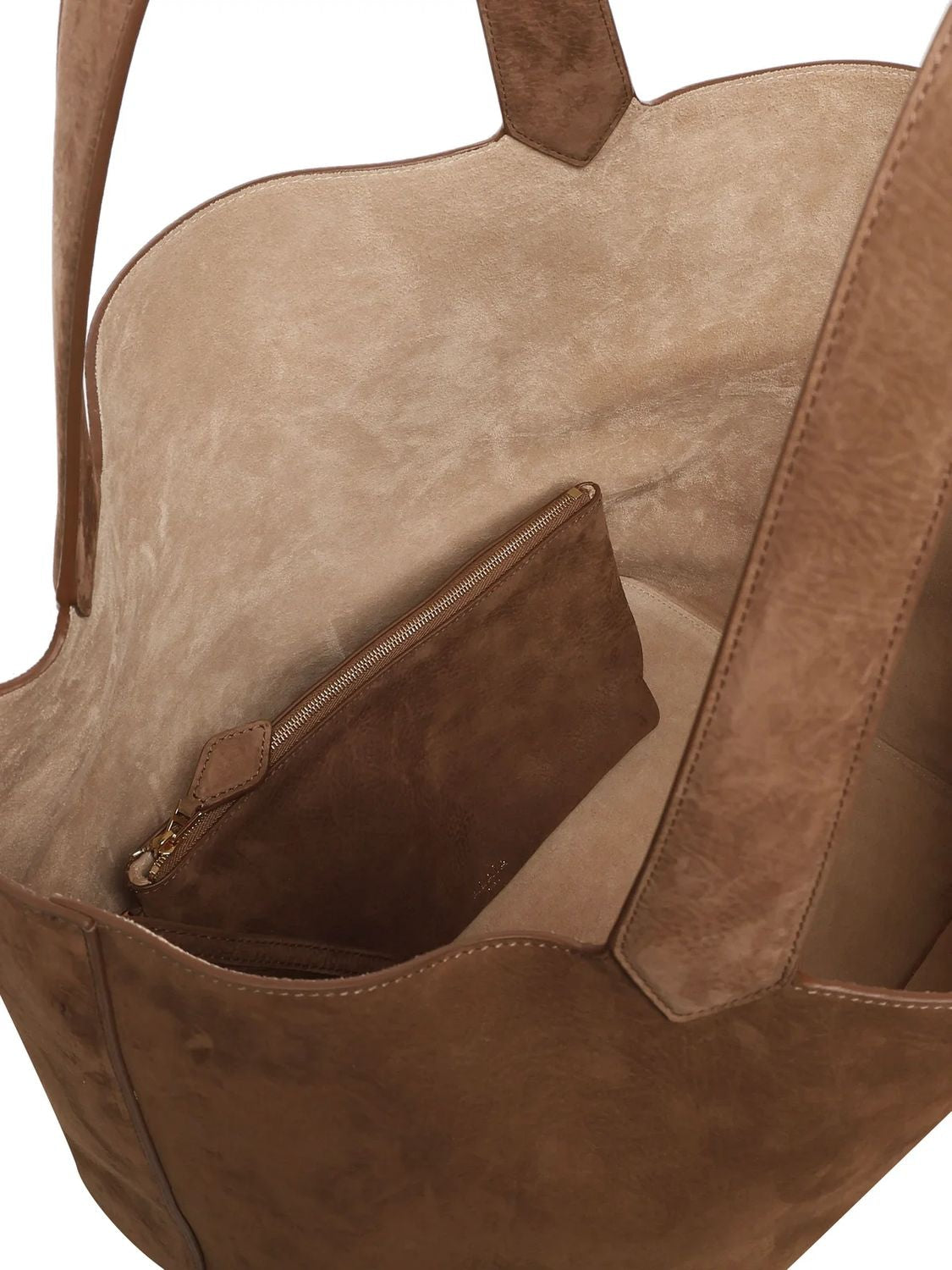 ALAIA Elegant Nubuck Tote Handbag