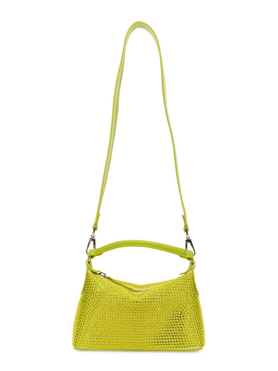 LEONIE HANNE X LIU JO Mini Hobo Handbag with Rhinestones