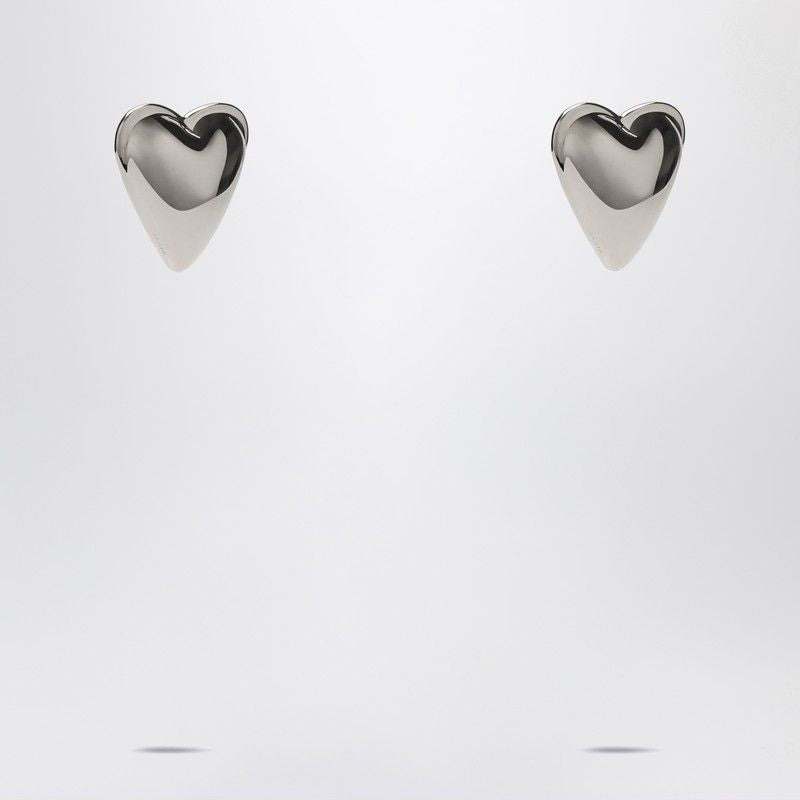 ALAIA Heart-Shaped Stud Earrings