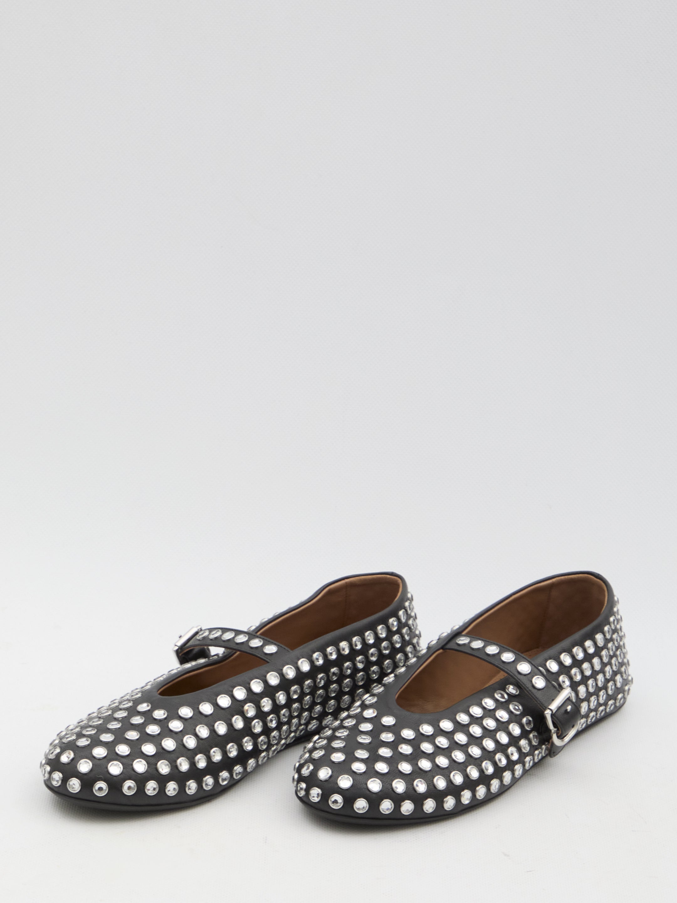ALAIA Ballerinas with Rhinestones