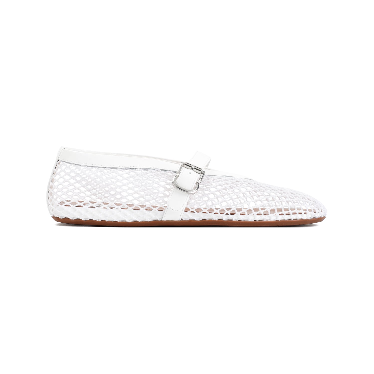 ALAIA Fishnet Ballerina Flats for Women