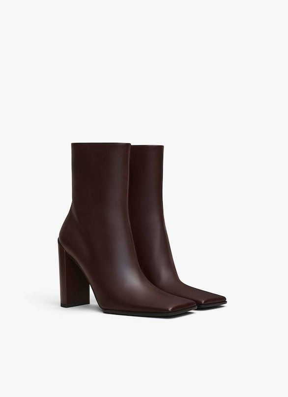 ALAIA Square Ankle Boots with 9 cm Heel