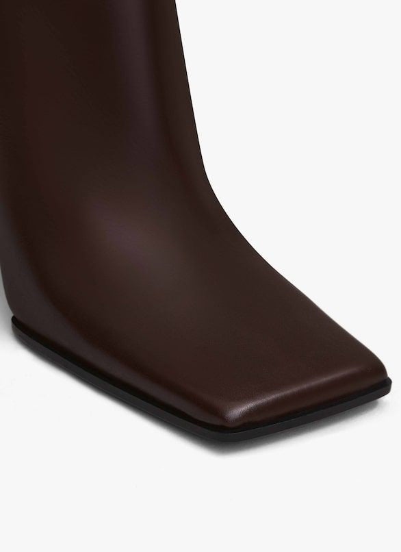 ALAIA Square Ankle Boots with 9 cm Heel