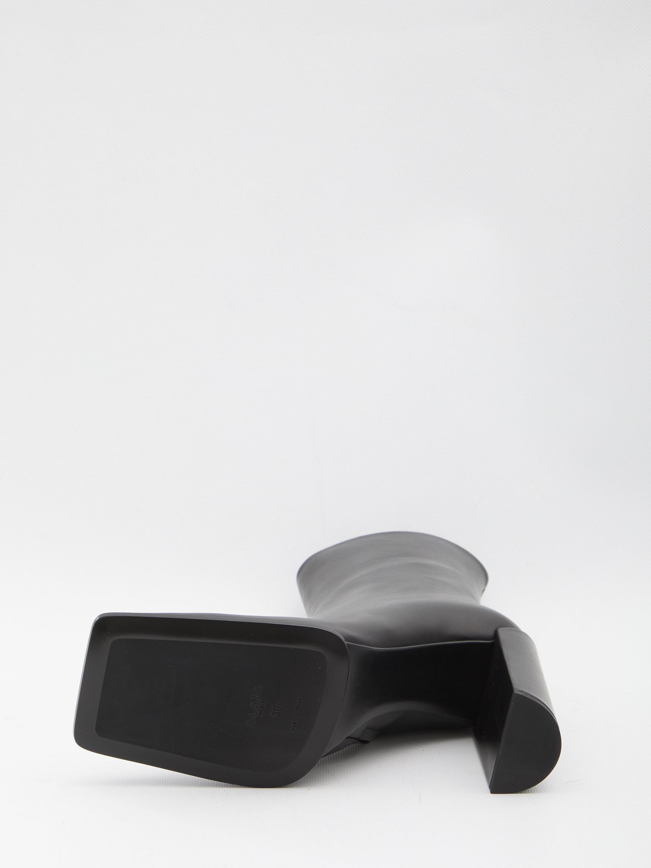 ALAIA Square-Toe Ankle Boots - Heel Height 9 cm