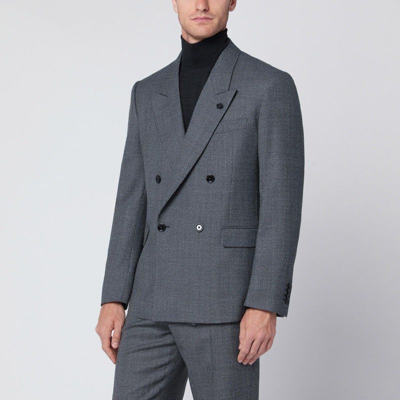 LARDINI Double-Breasted Wool Jacket - FW25 Edition
