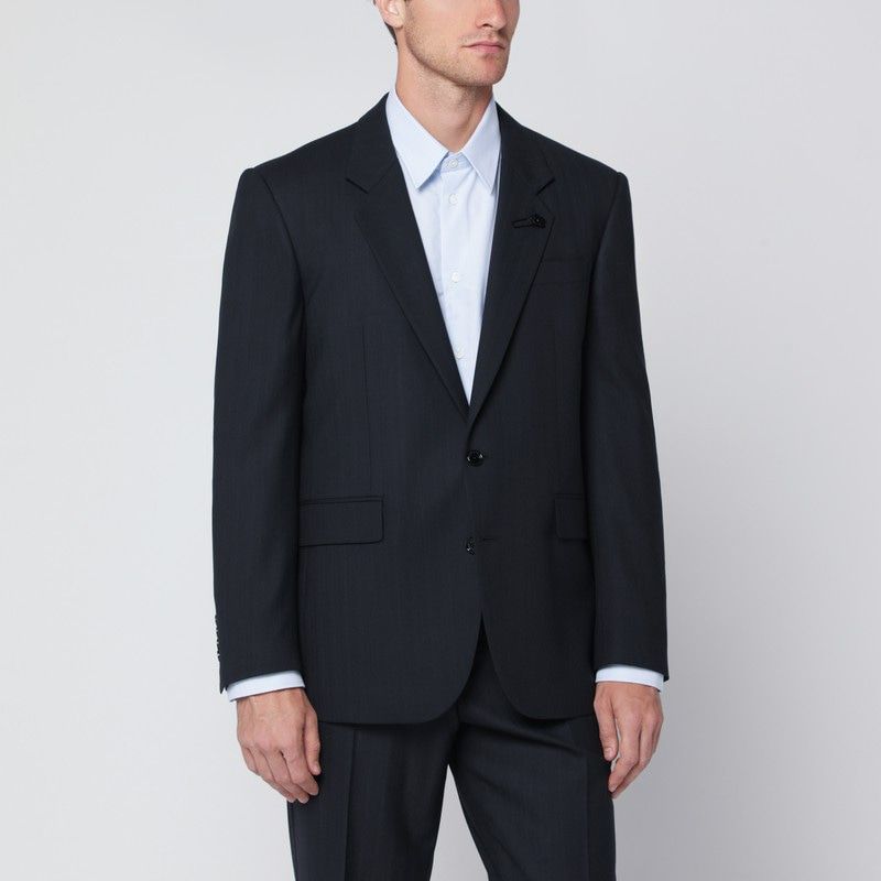LARDINI Single-Breasted Wool Blend Jacket - FW25