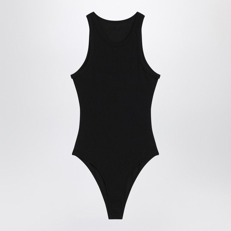 ALAIA Sleeveless Ribbed Bodysuit