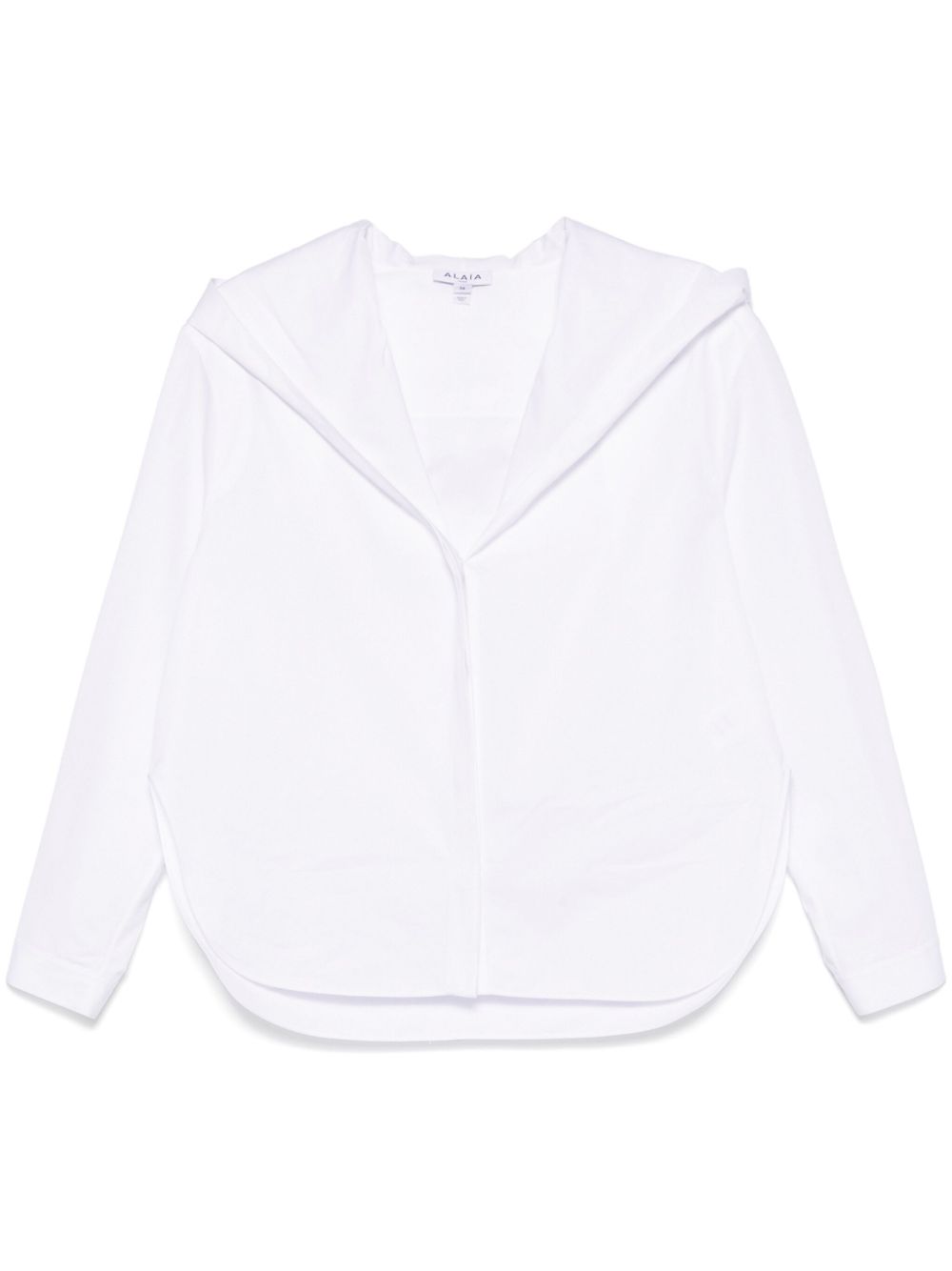 ALAIA Poplin Hooded Shirt for Women - SS25 Collection