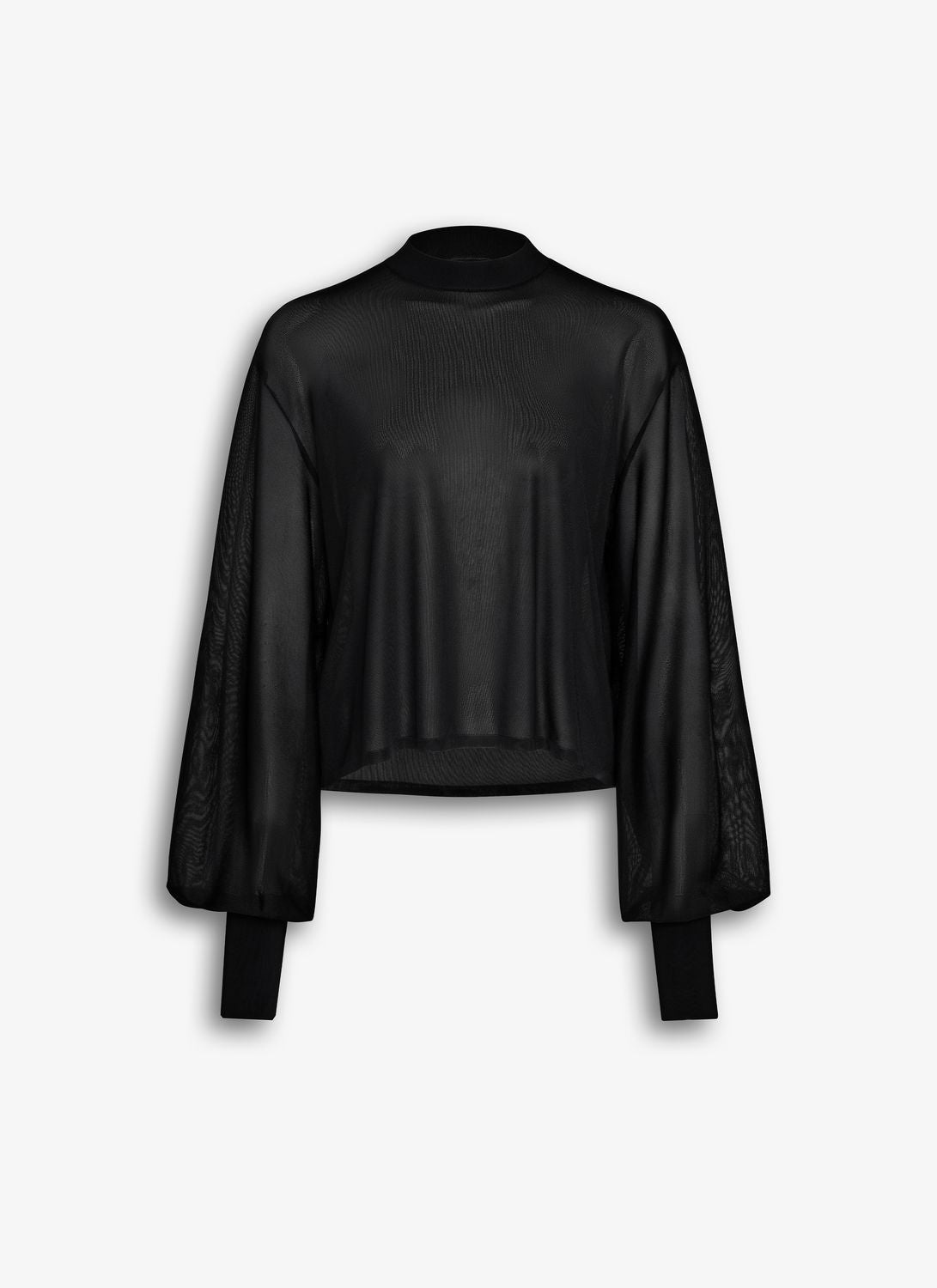ALAIA Oversized Semi-Sheer Viscose Sweater