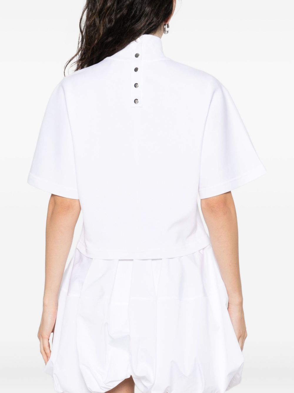 ALAIA Chic Mini Turtle Neck Top for Women