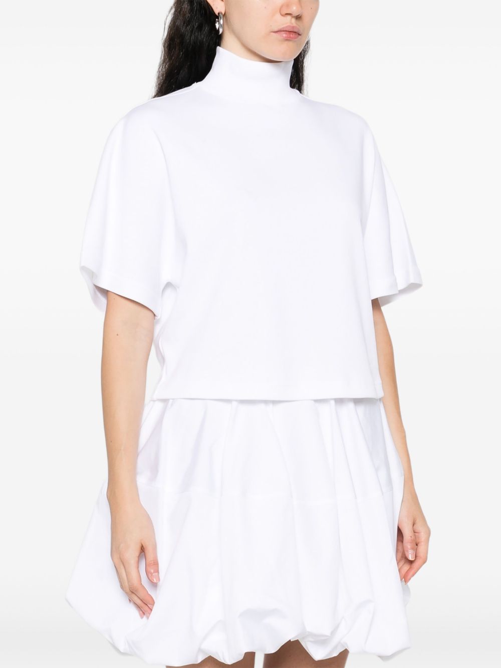 ALAIA Chic Mini Turtle Neck Top for Women