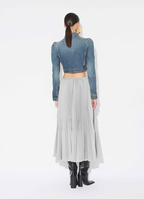 ALAIA Elegant Pleated Skirt for Women