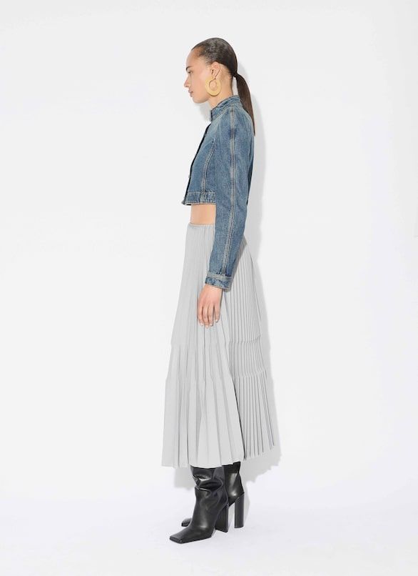 ALAIA Elegant Pleated Skirt for Women