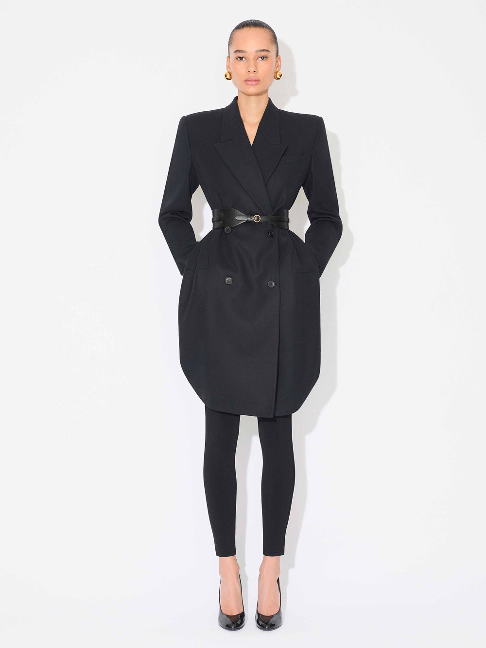 ALAIA Round Cotton Jacket for Women - FW25