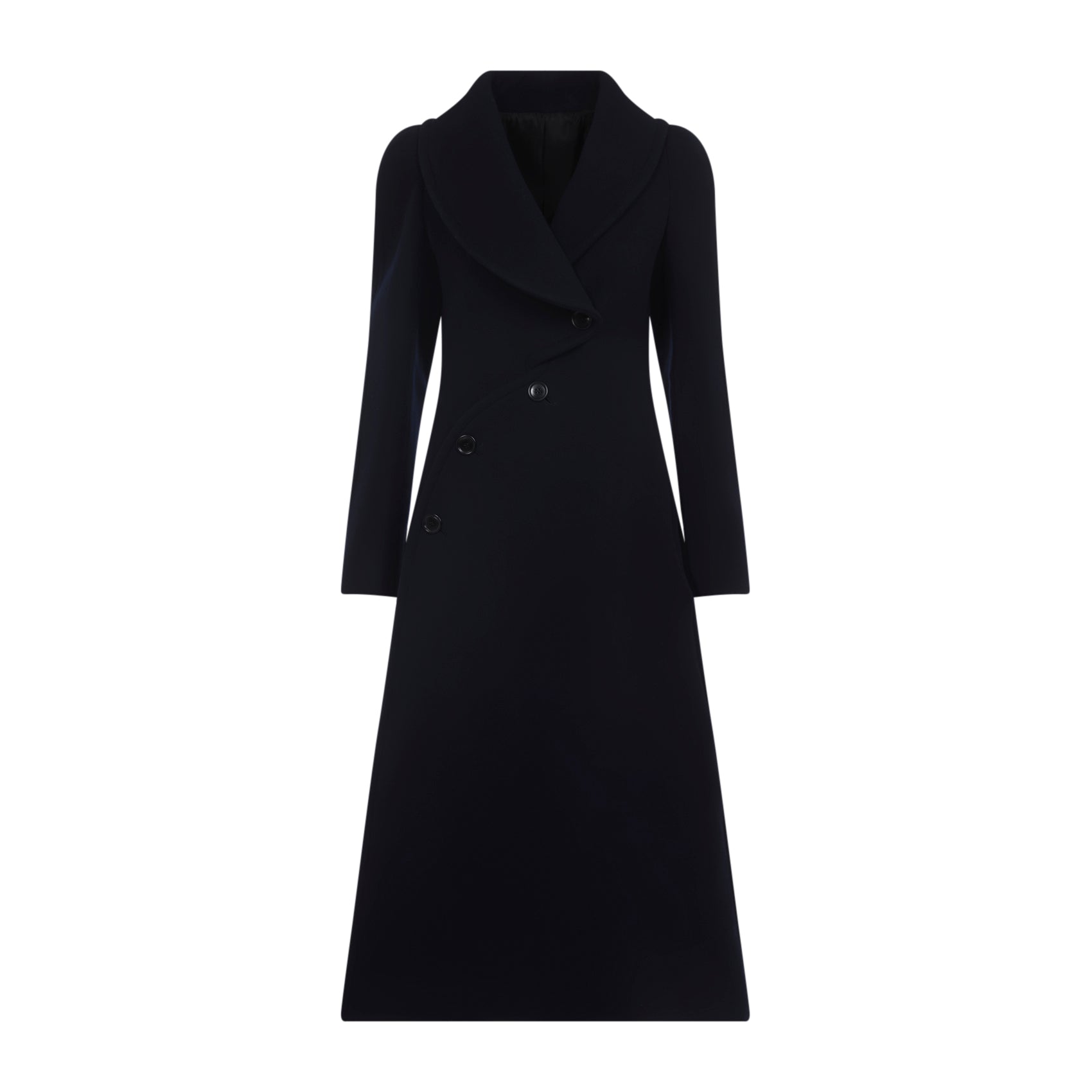 ALAIA Curved Wool Jacket for Women