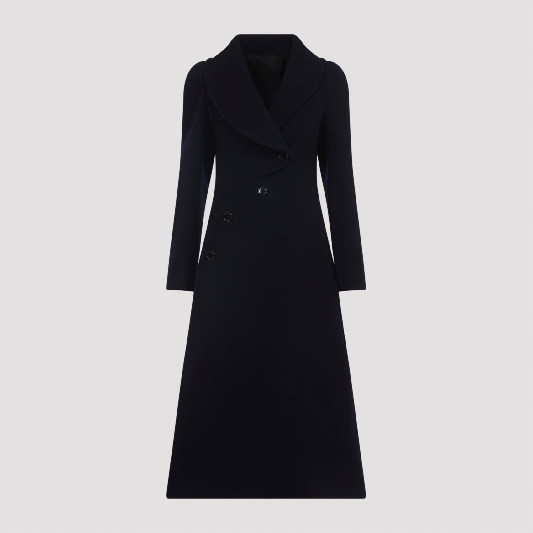 ALAIA Curved Wool Jacket for Women