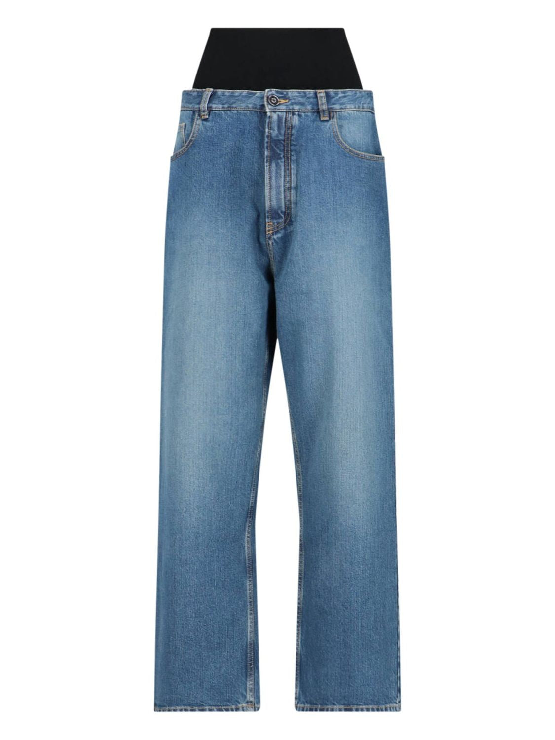 ALAIA Knit Waist Jeans for Women