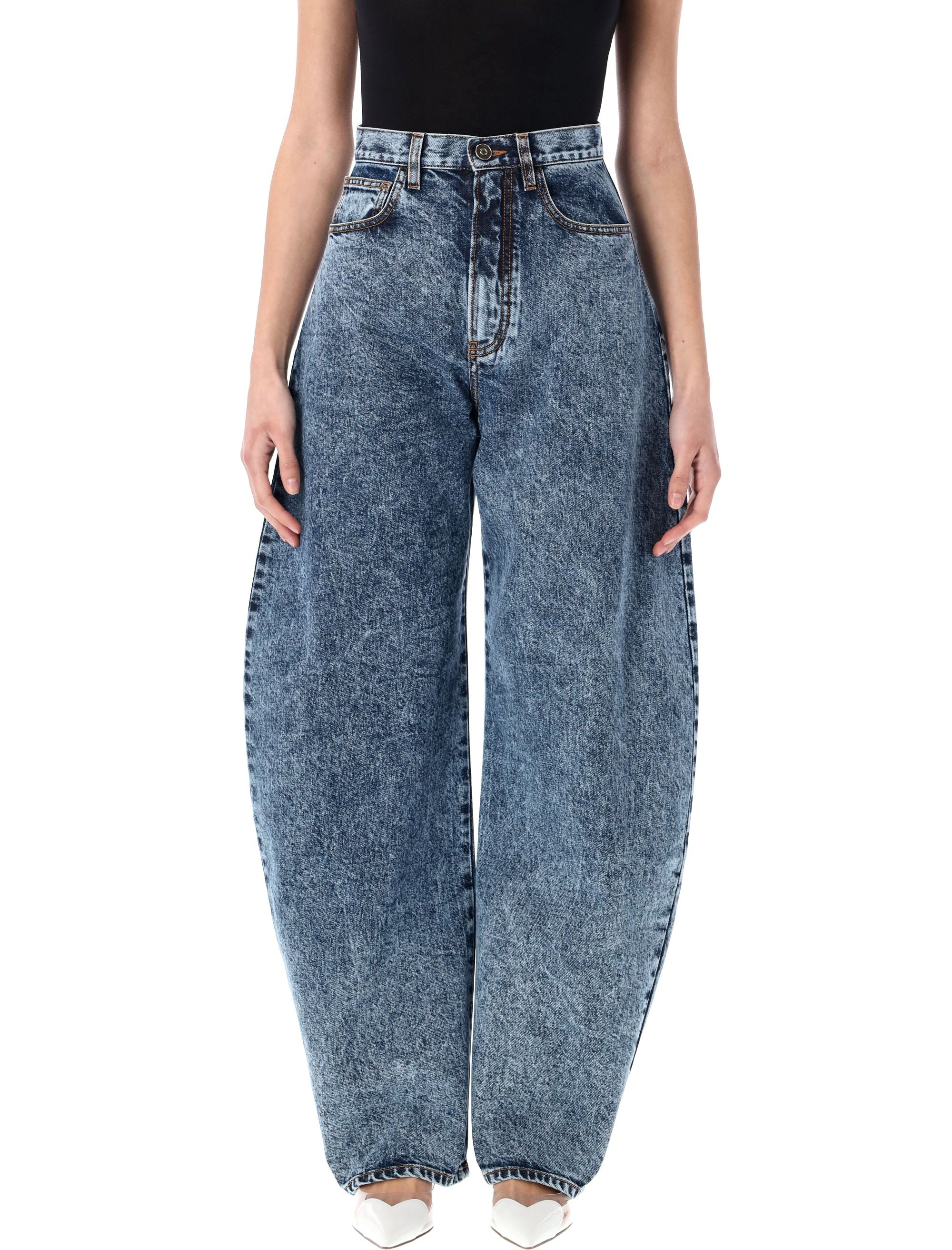 ALAIA High Waist Round Jeans - Size 36