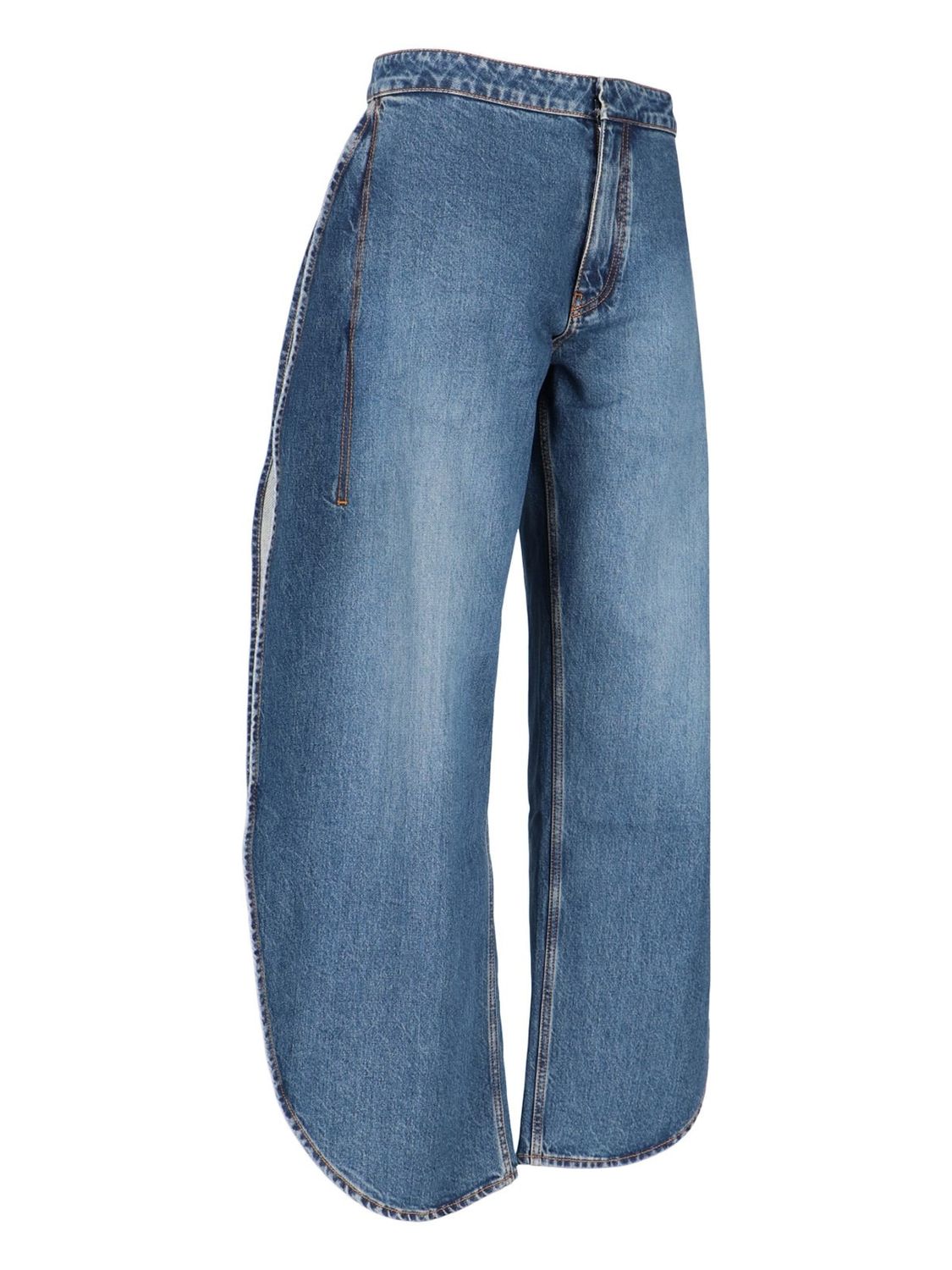 ALAIA Rounded High-Waisted Jeans for Women