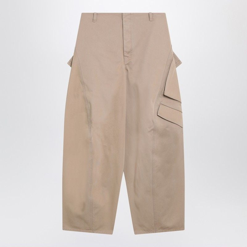 ALAIA Mid-Rise Chino Cargo Pants for Women