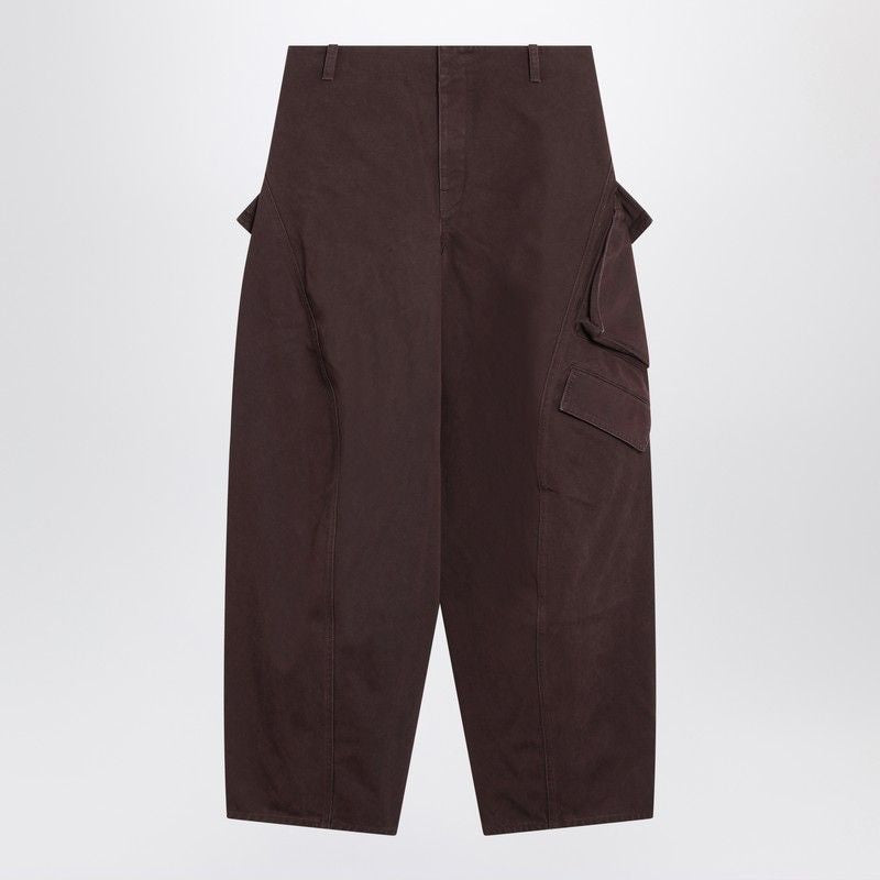 ALAIA Chino Cargo Pants with Mid-Rise Waist