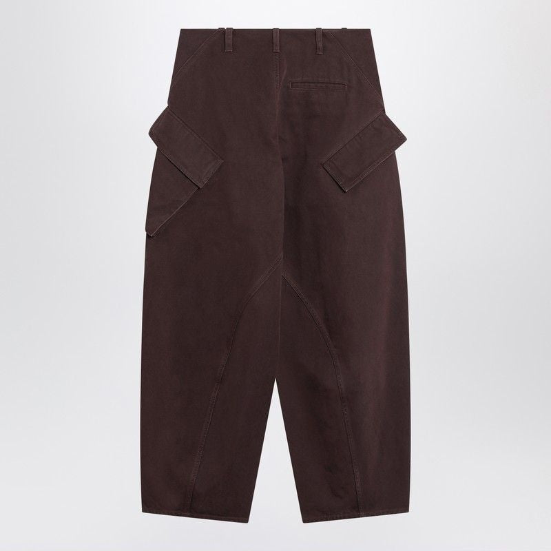 ALAIA Chino Cargo Pants with Mid-Rise Waist