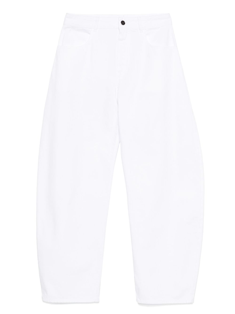 ALAIA Wide Leg Cotton Pants for Women - FW25 Collection