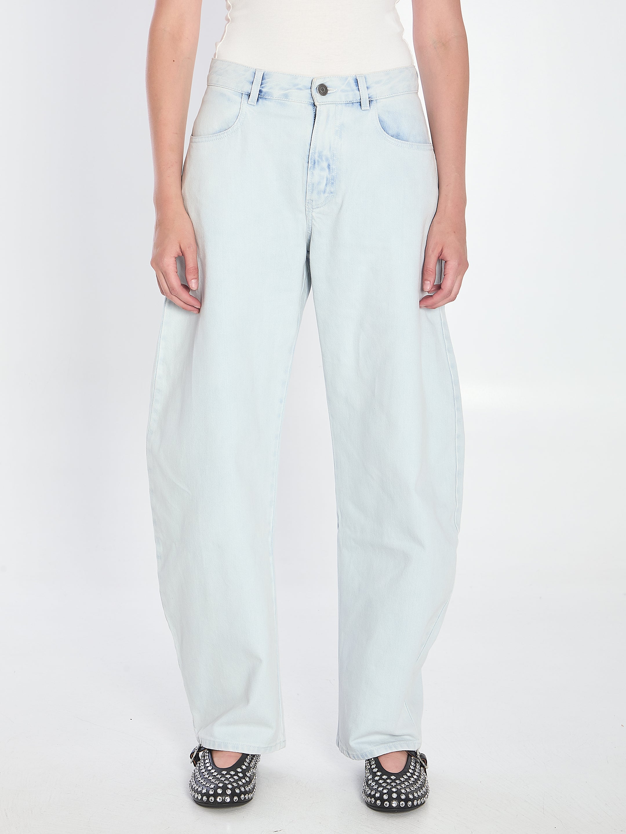 ALAIA Low Round Jeans for Women