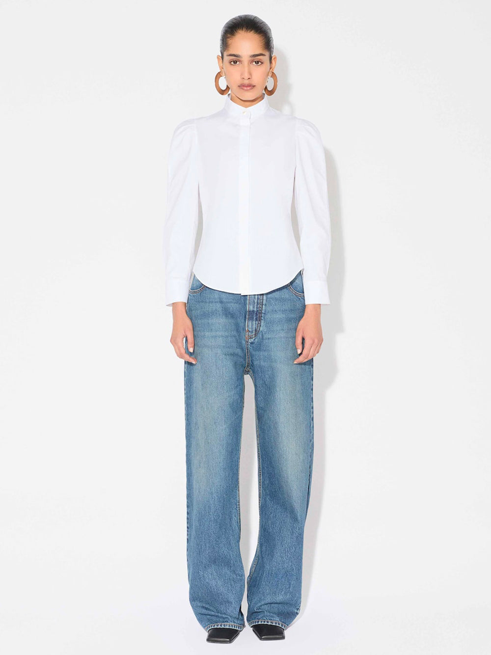 ALAIA Low-Rise Denim Pants for Women