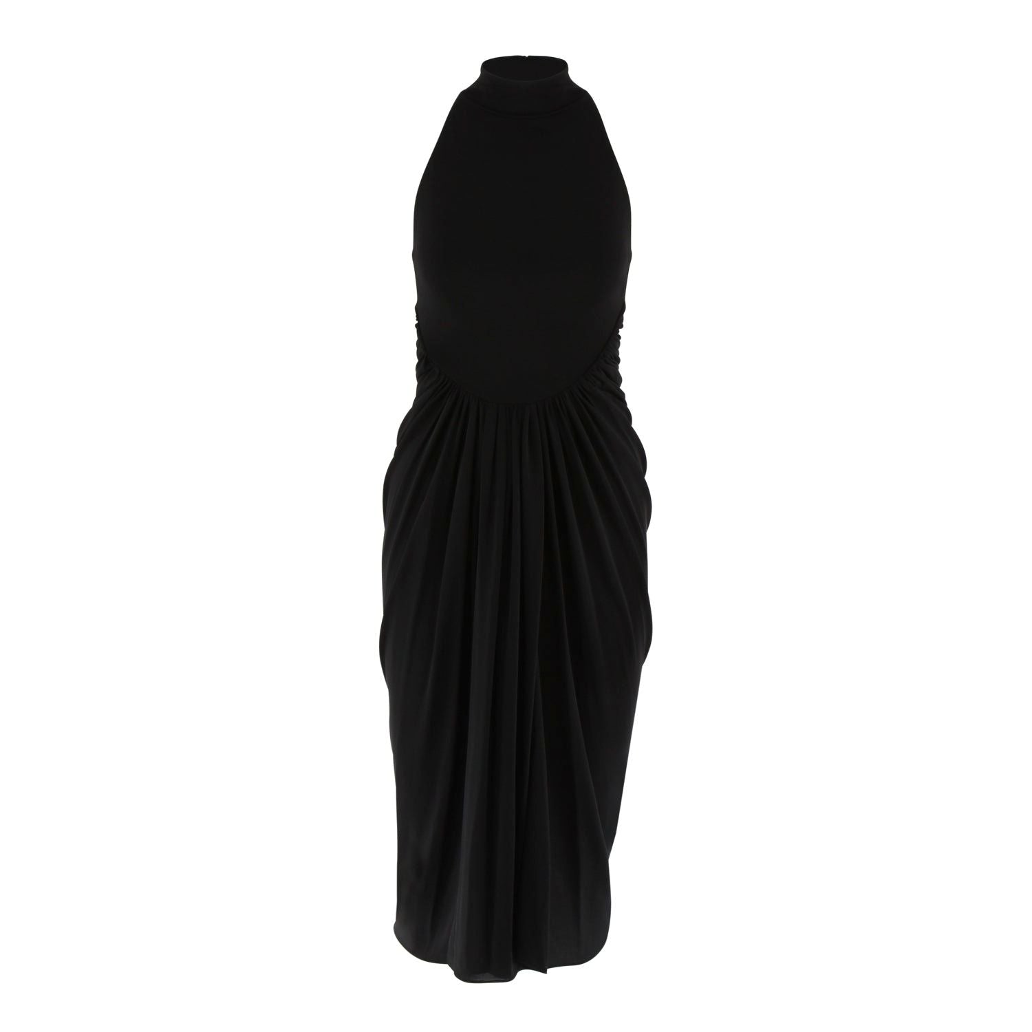ALAIA Long High Neck Dress