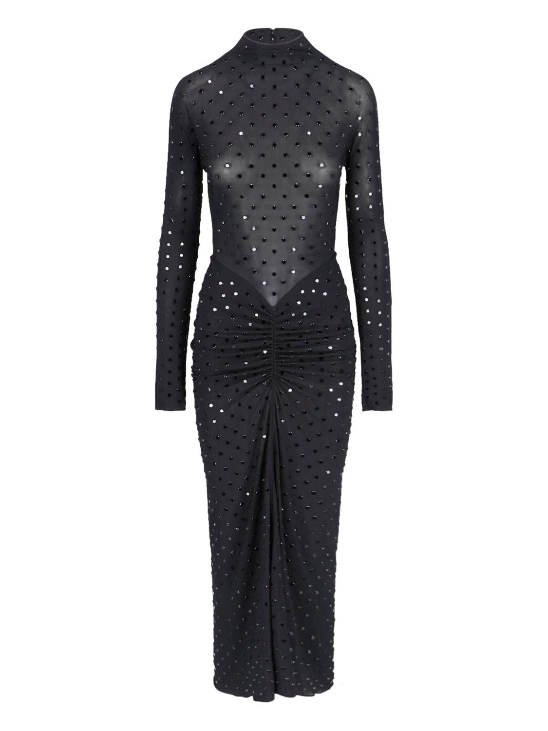 ALAIA Rhinestone Embellished Long Dress for Women