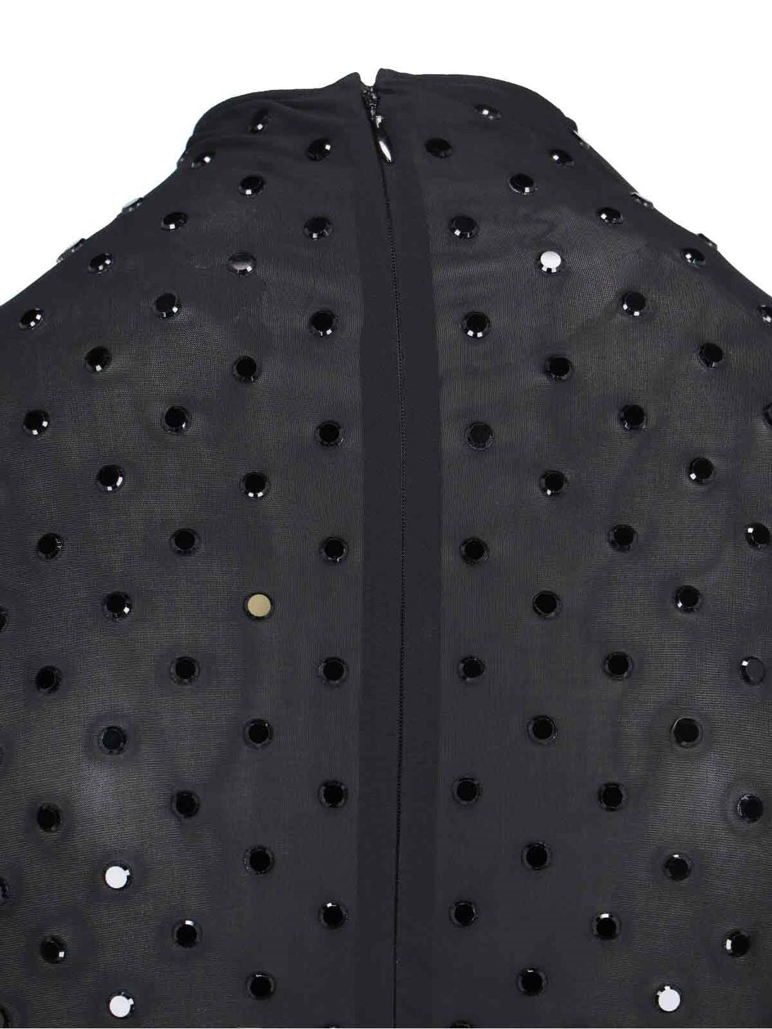 ALAIA Rhinestone Embellished Long Dress for Women