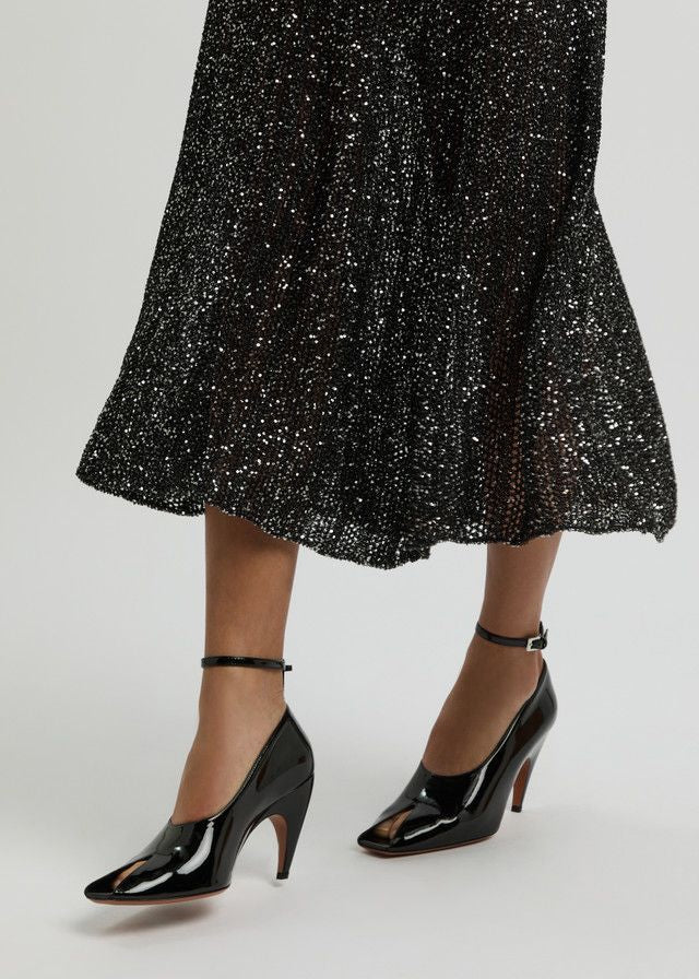 ALAIA Long Sequin Dress