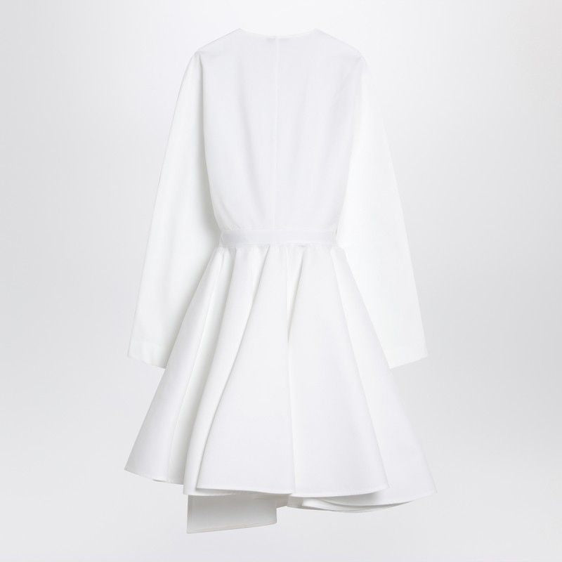 ALAIA Asymmetrical Mini Cotton Dress for Spring/Summer 2025