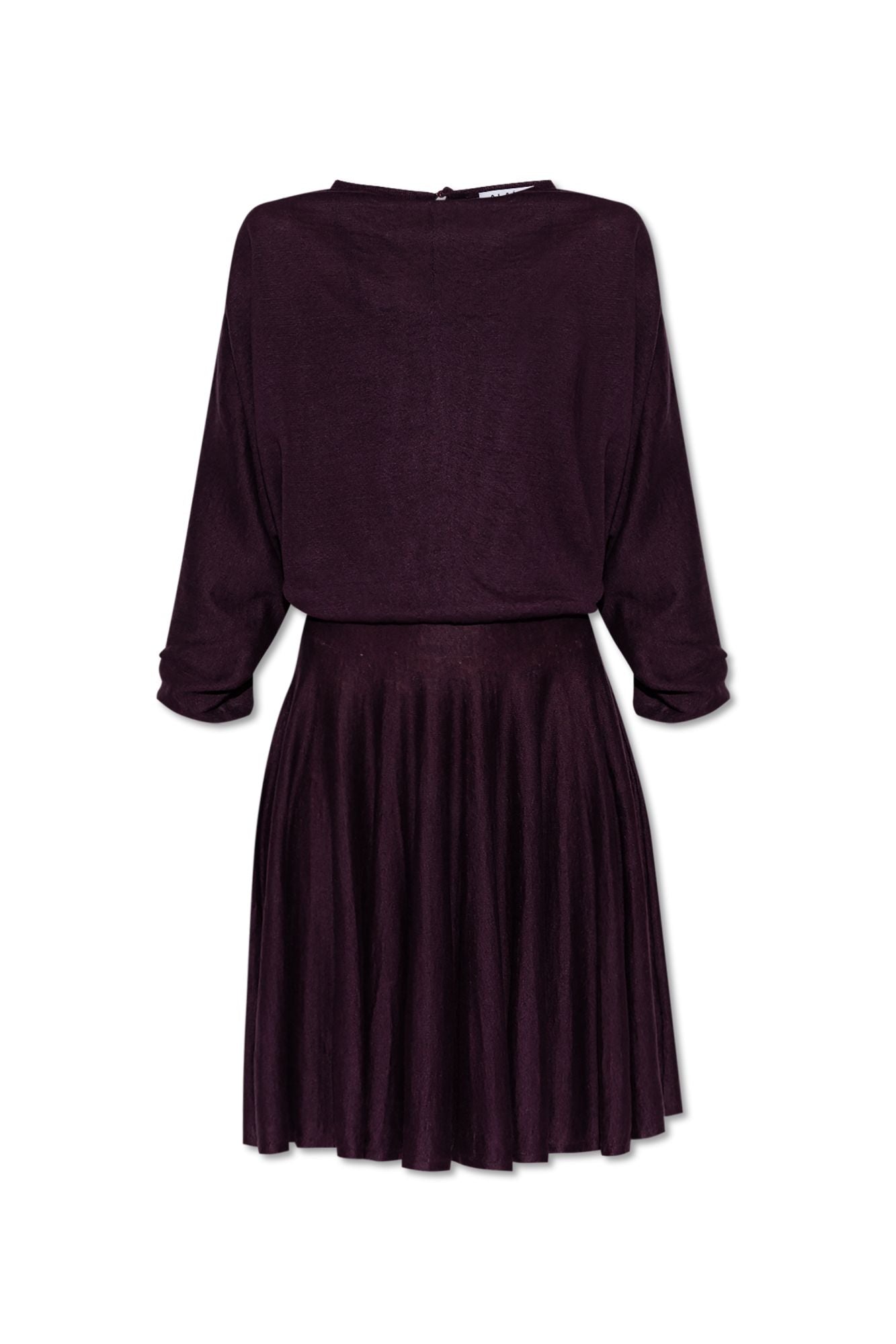 ALAIA Layered Dress with Draped Skirt - Women's Mini Fashion Staple