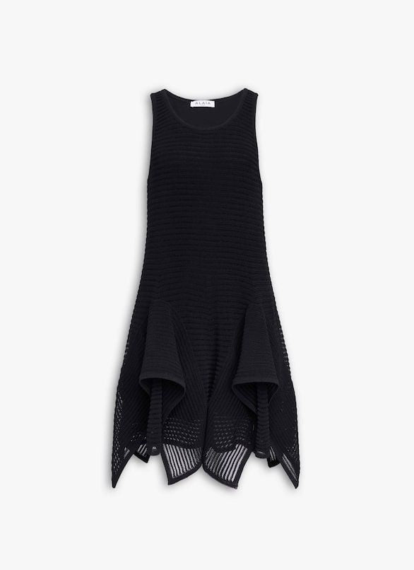 ALAIA Layered Mini Skirt with Ruffles