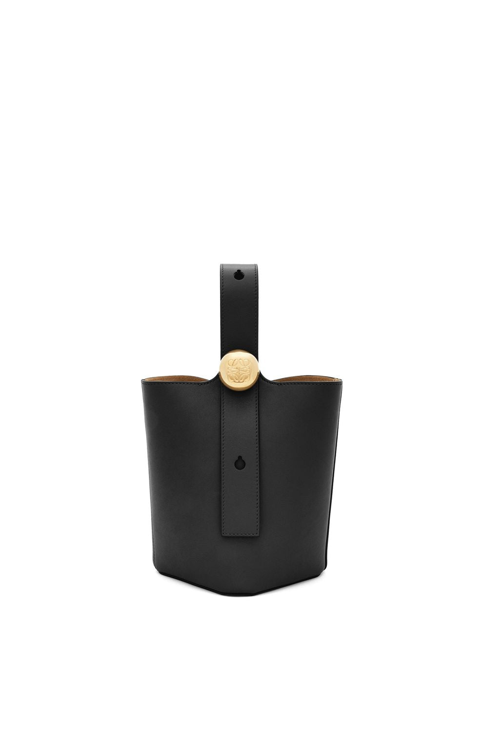 LOEWE Mini Pebble Bucket Handbag - 19.5x16x16cm