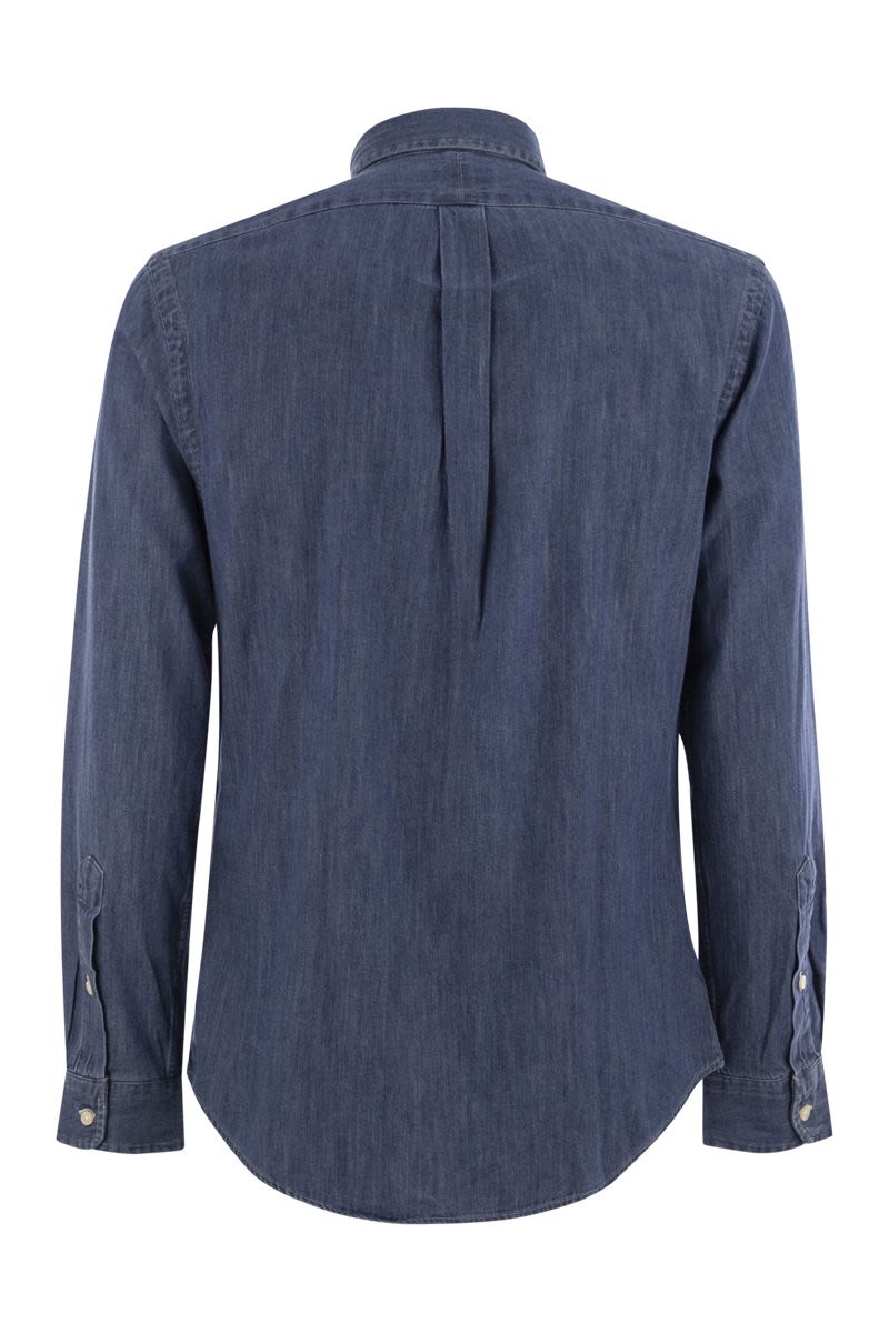 POLO RALPH LAUREN Slim Fit Denim Sport Shirt for Men