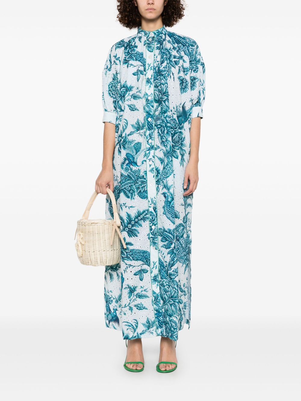 F.R.S FOR RESTLESS SLEEPERS Printed Cotton Maxi Dress