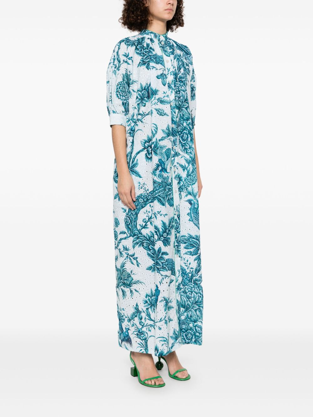 F.R.S FOR RESTLESS SLEEPERS Printed Cotton Maxi Dress