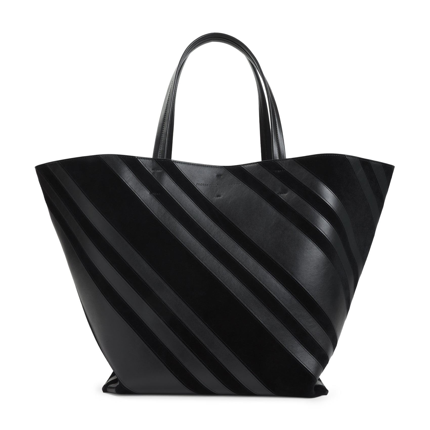 PHOEBE PHILO Mini Leather Basket Shoulder Handbag - FW25