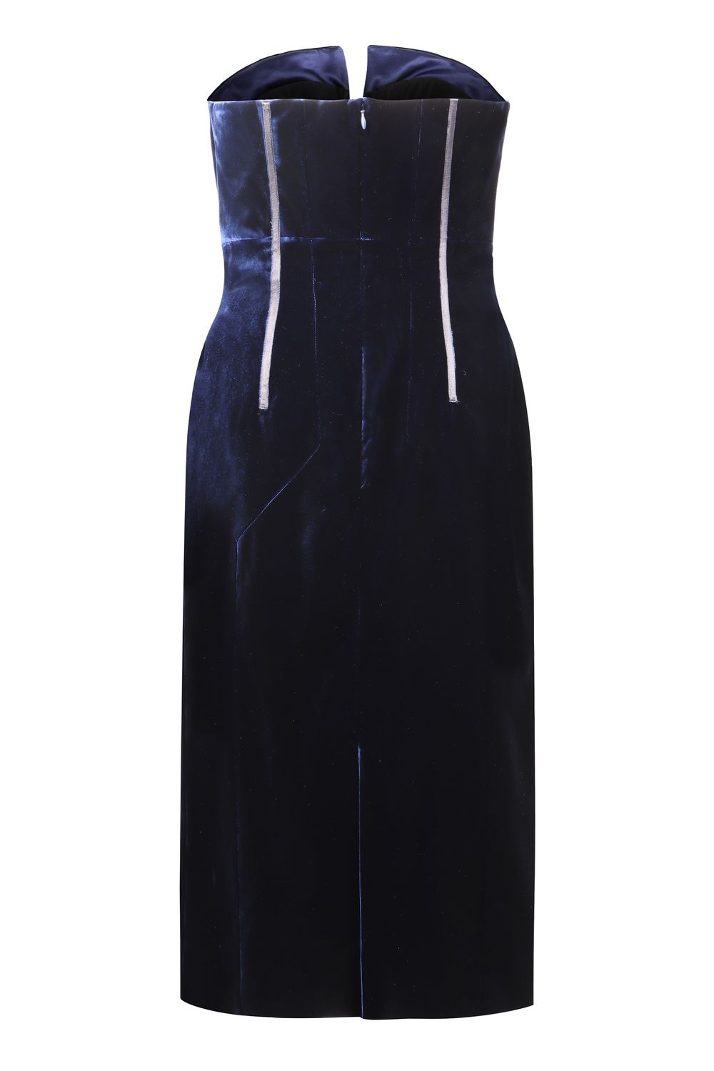 TOM FORD Velvet Mini Dress with Corset Detailing