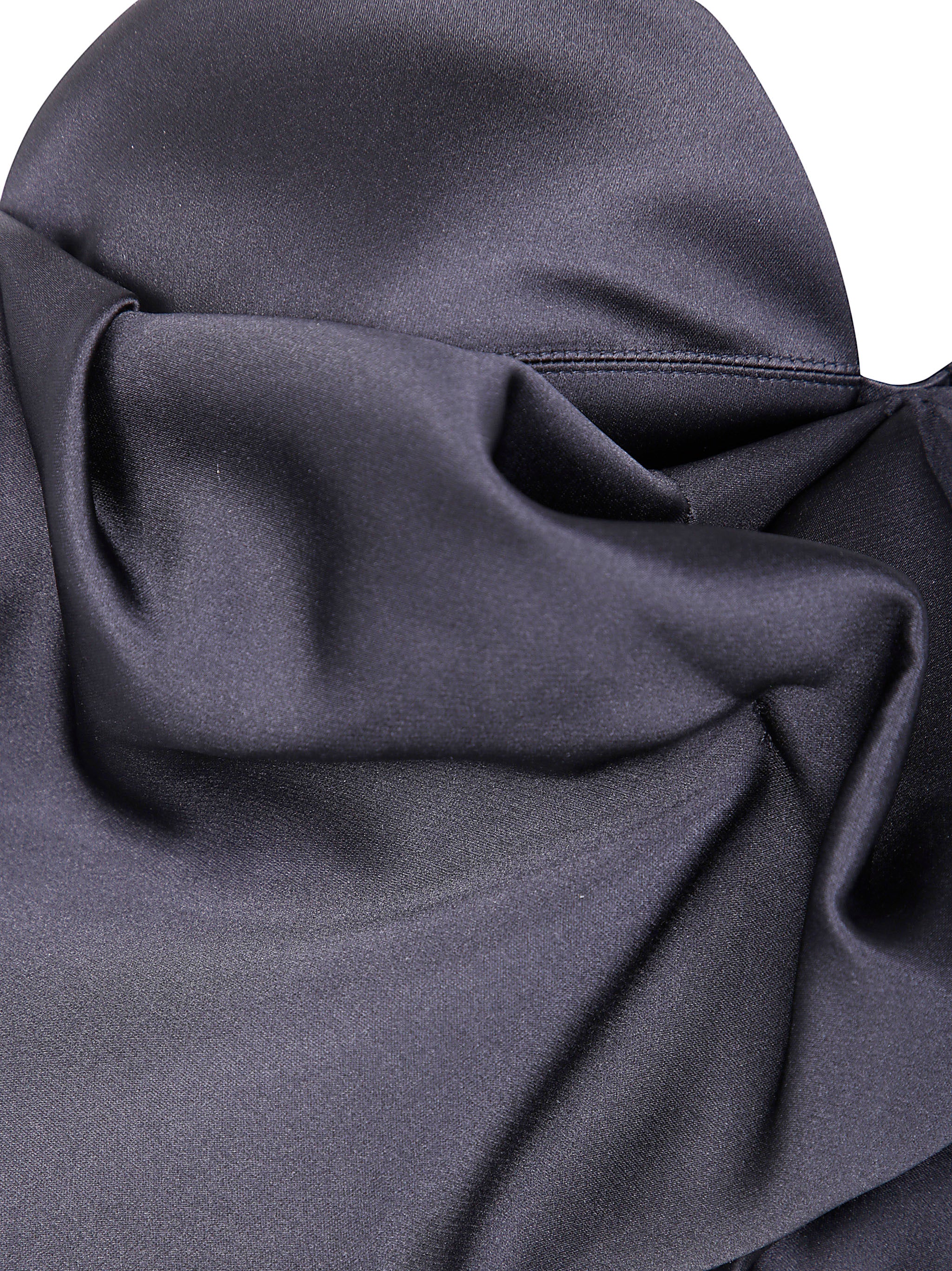 ELISABETTA FRANCHI Satin Mini Dress with Straps